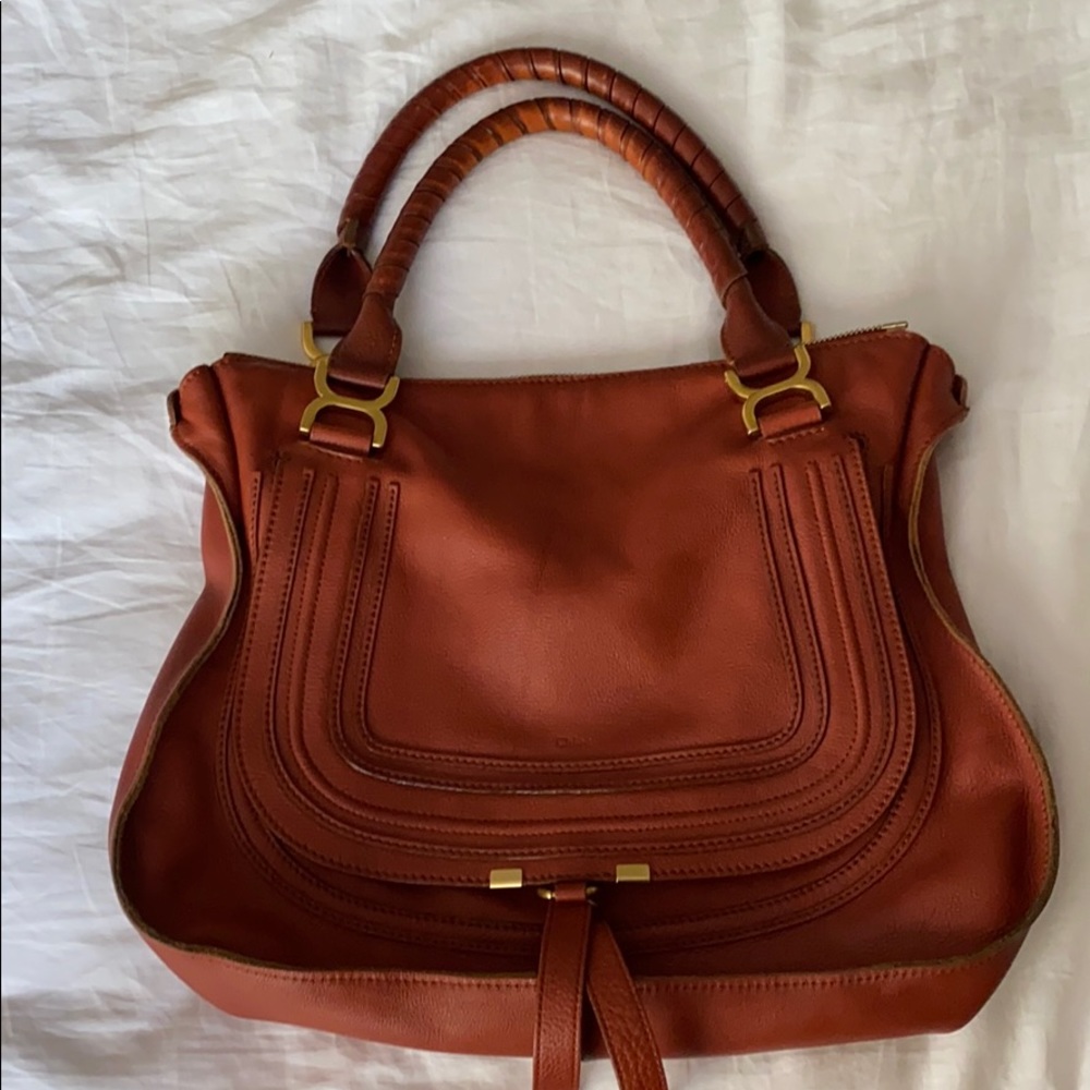 Chloe Marcie Tote Large Whiskey Color